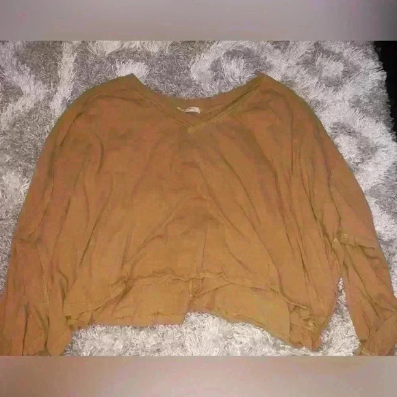 We The Free Buffy Tee in Mustard Yellow Size L - Picture 6 of 8